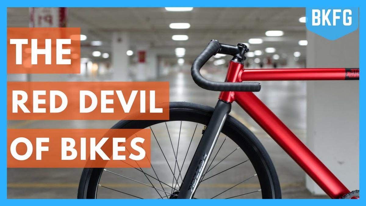 'Video thumbnail for State Bicycle Co. 6061 Black Label - Matte Red'
