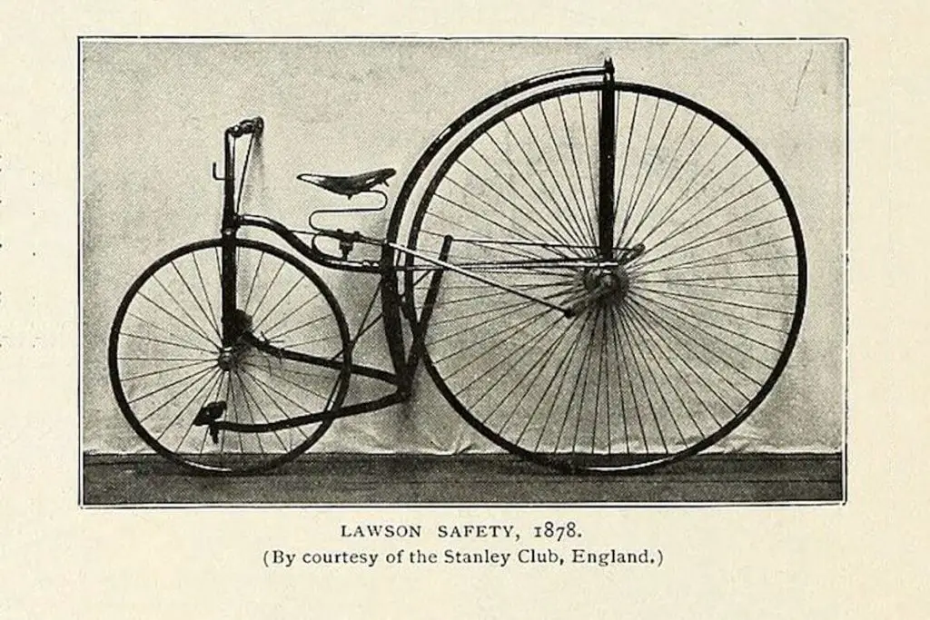 Image of the lawson safety bicycle.