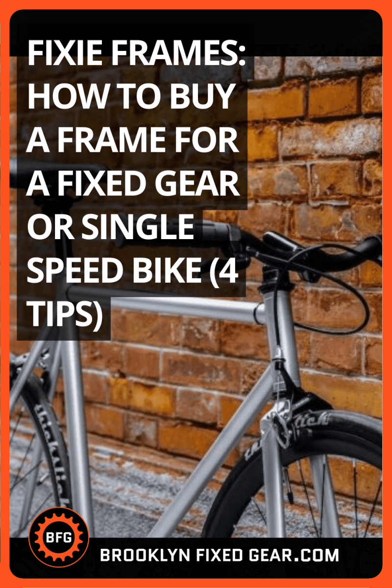 Fixed gear discount bike size guide