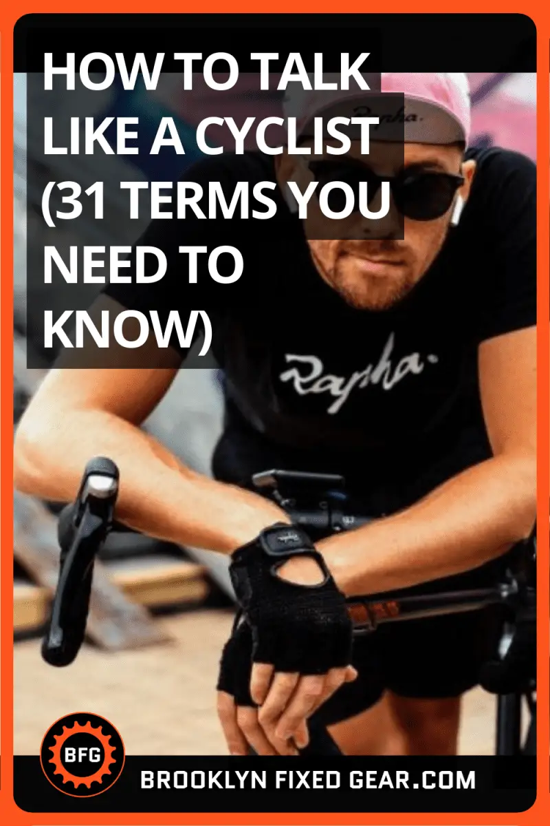 Man with a pink cycling cap apple airpods and sunglasses with a high performance bike. Pinterest