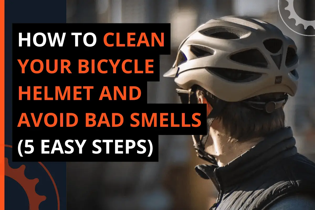 Thumbnail for a blog post how to clean your bicycle helmet and avoid bad smells (5 easy steps)