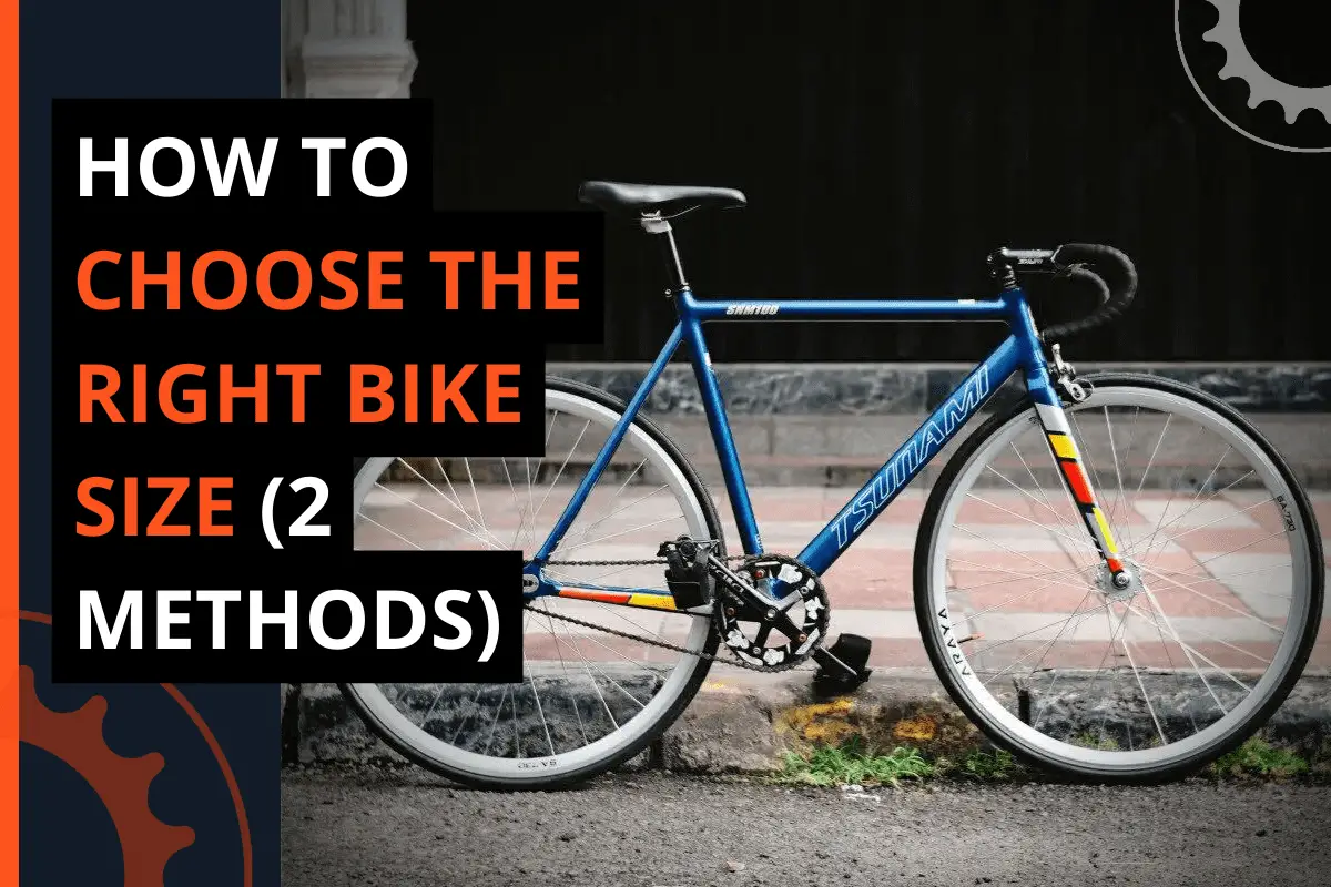Thumbnail for a blog post how to choose the right bike size (2 methods)