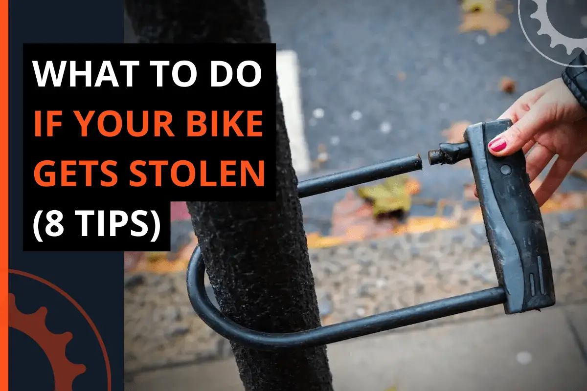Thumbnail for a blog post what to do if your bike gets stolen (8 tips)