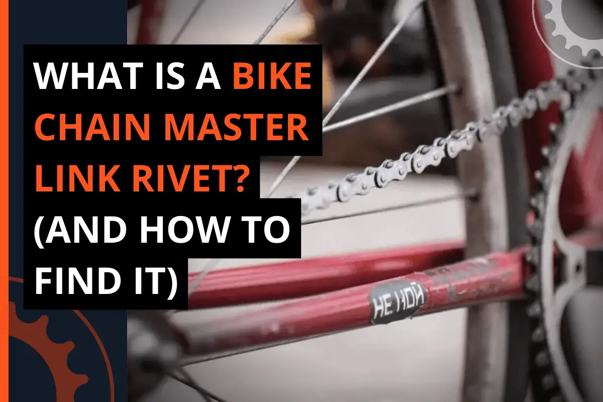 Thumbnail for a blog post what is a bike chain master link rivet? (and how to find it)