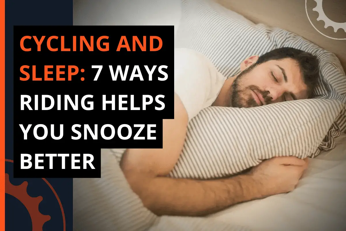 Thumbnail for a blog post cycling and sleep: 7 ways riding helps you snooze better