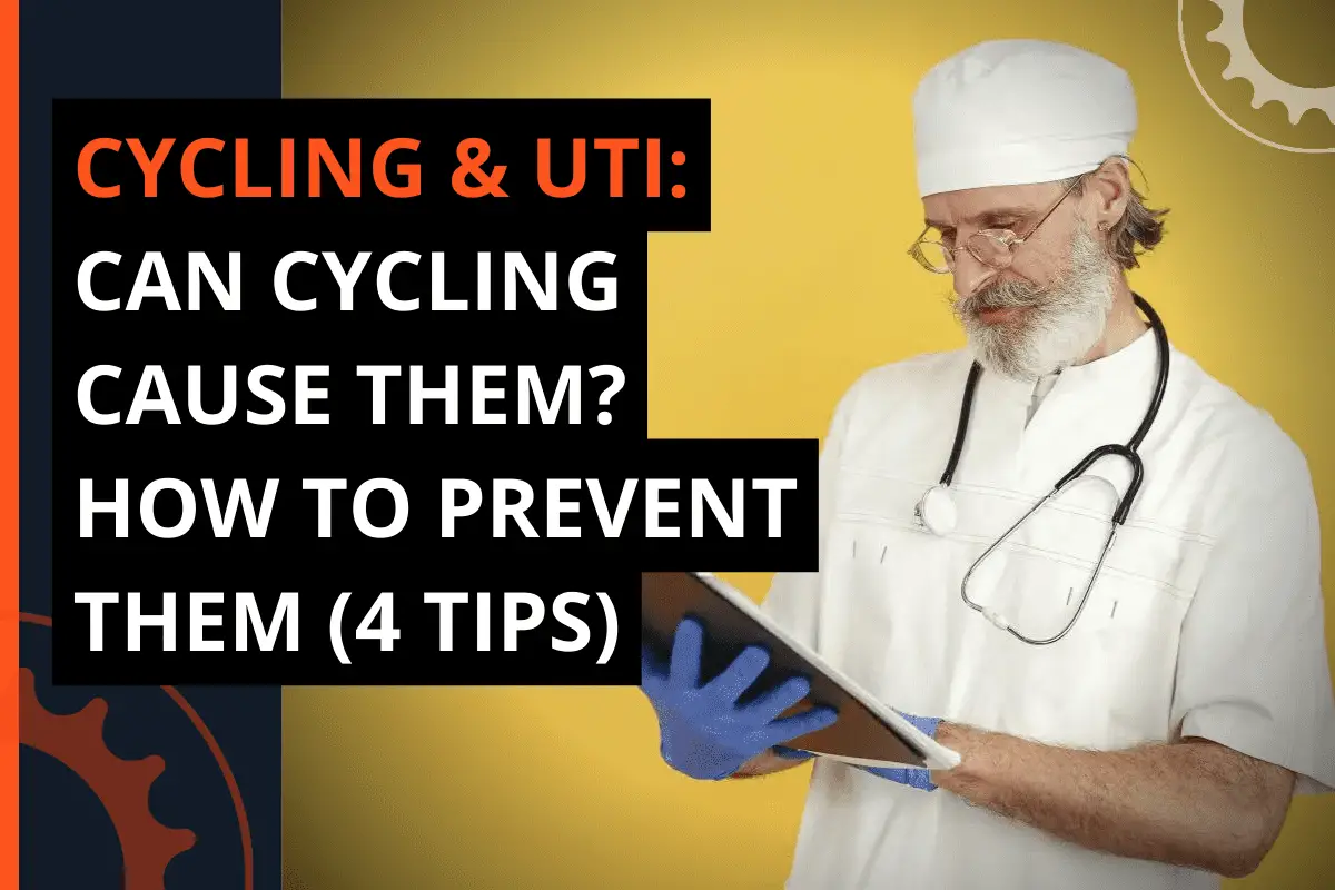 Thumbnail for a blog post cycling & uti: can cycling cause them? How to prevent them (4 tips)