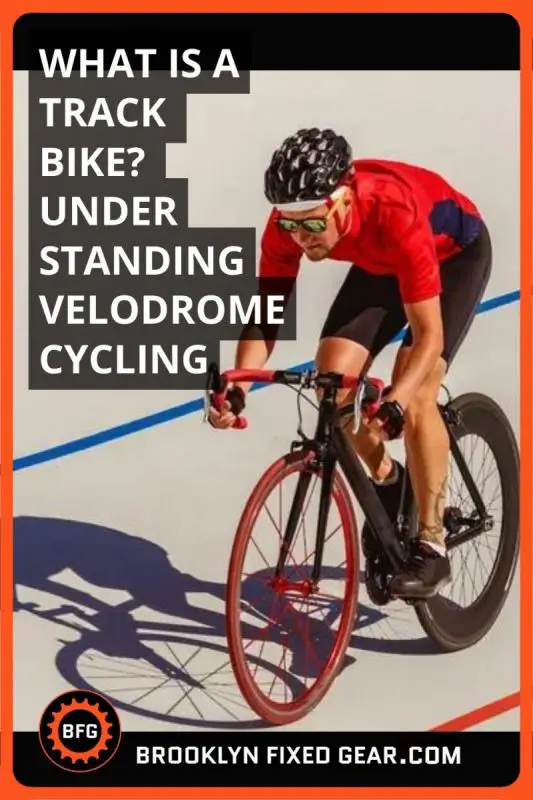 Thumbnail for a blog post titled what is a track bike? Understanding velodrome cycling