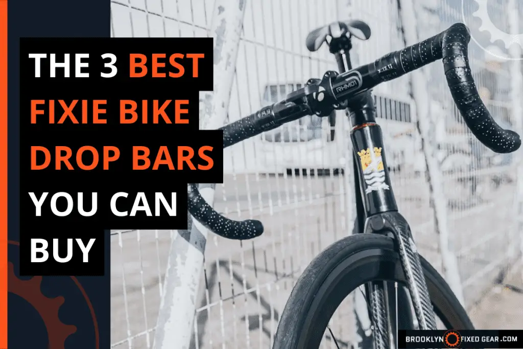 Thumbnail for a blog post tittled the 3 best fixie drop handlebars