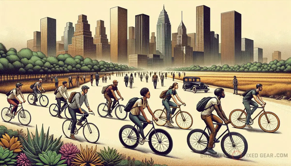 Featured image for a blog post called fixed gear bikes how do they impact the environment eco friendly insights.