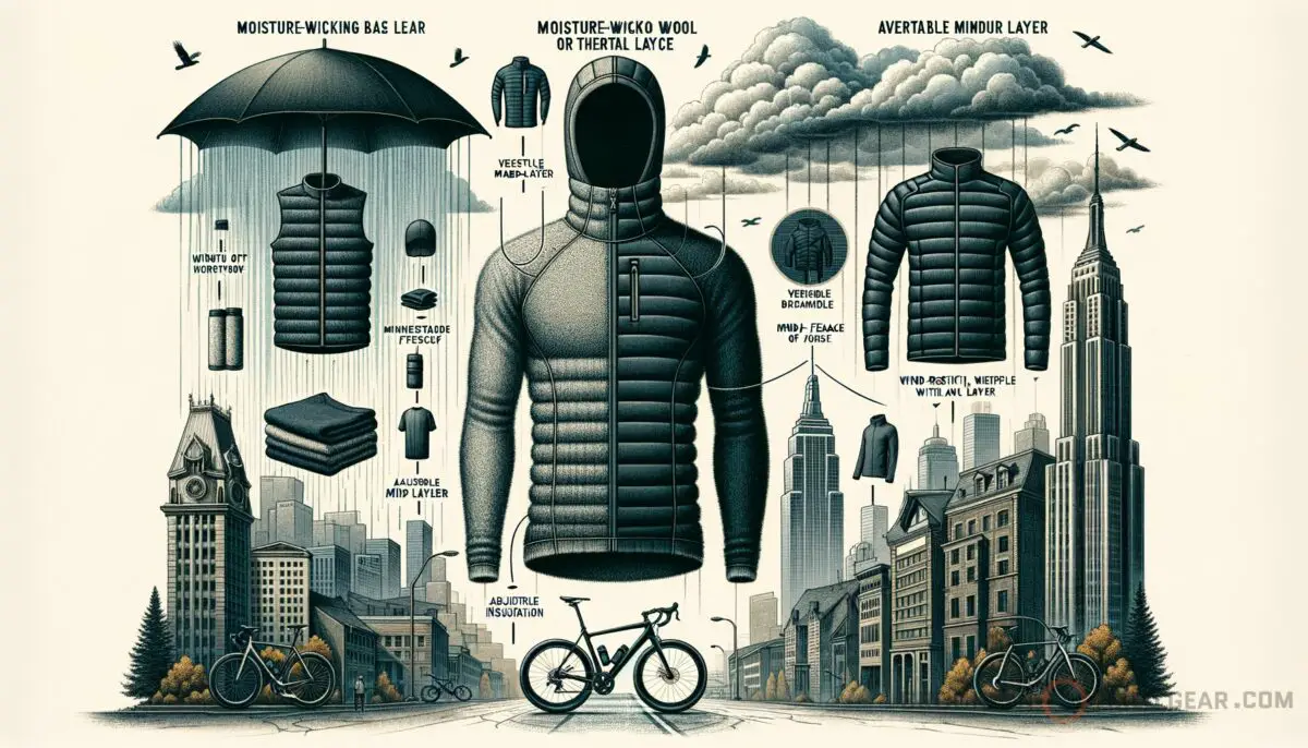 Featured image for a blog post called urban cycling attire how to weatherproof your style must know tips.