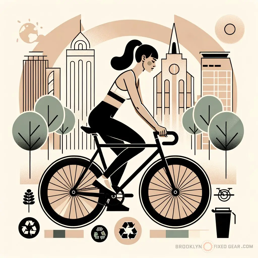 Supplemental image for a blog post called 'cycling ethics: can it propel sustainable living? (discover how)'.