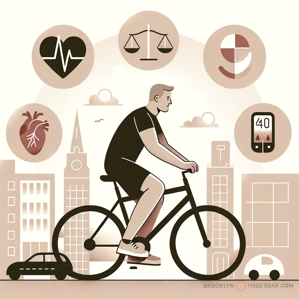 Supplemental image for a blog post called 'cycling for diabetes management: can your bike boost health? (discover how)'.