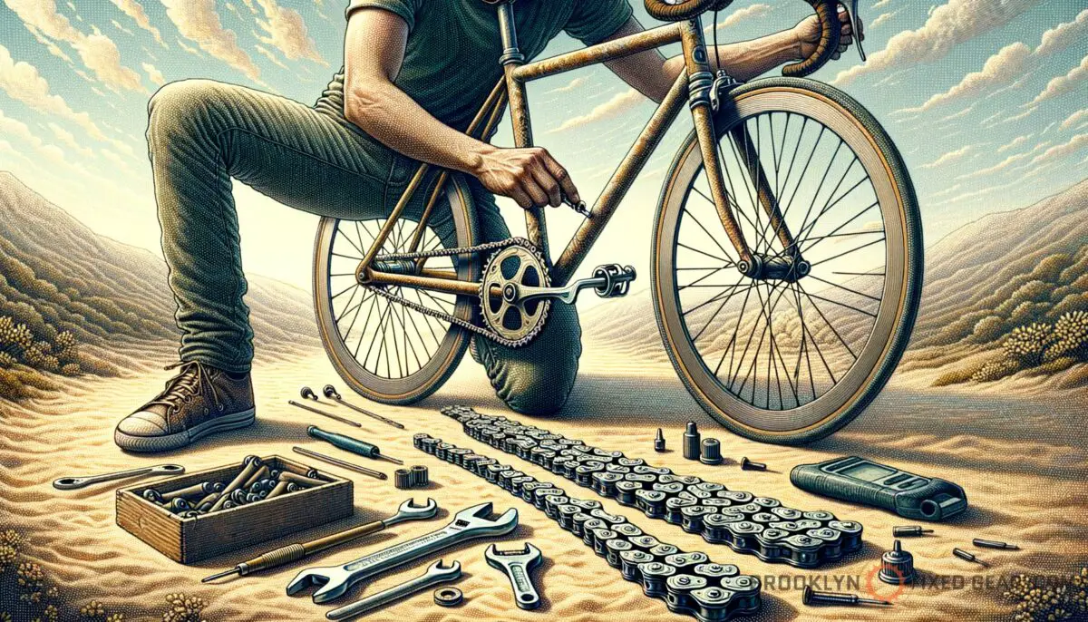 Featured image for a blog post called bike chain replacement how to swap like a pro get rolling again.