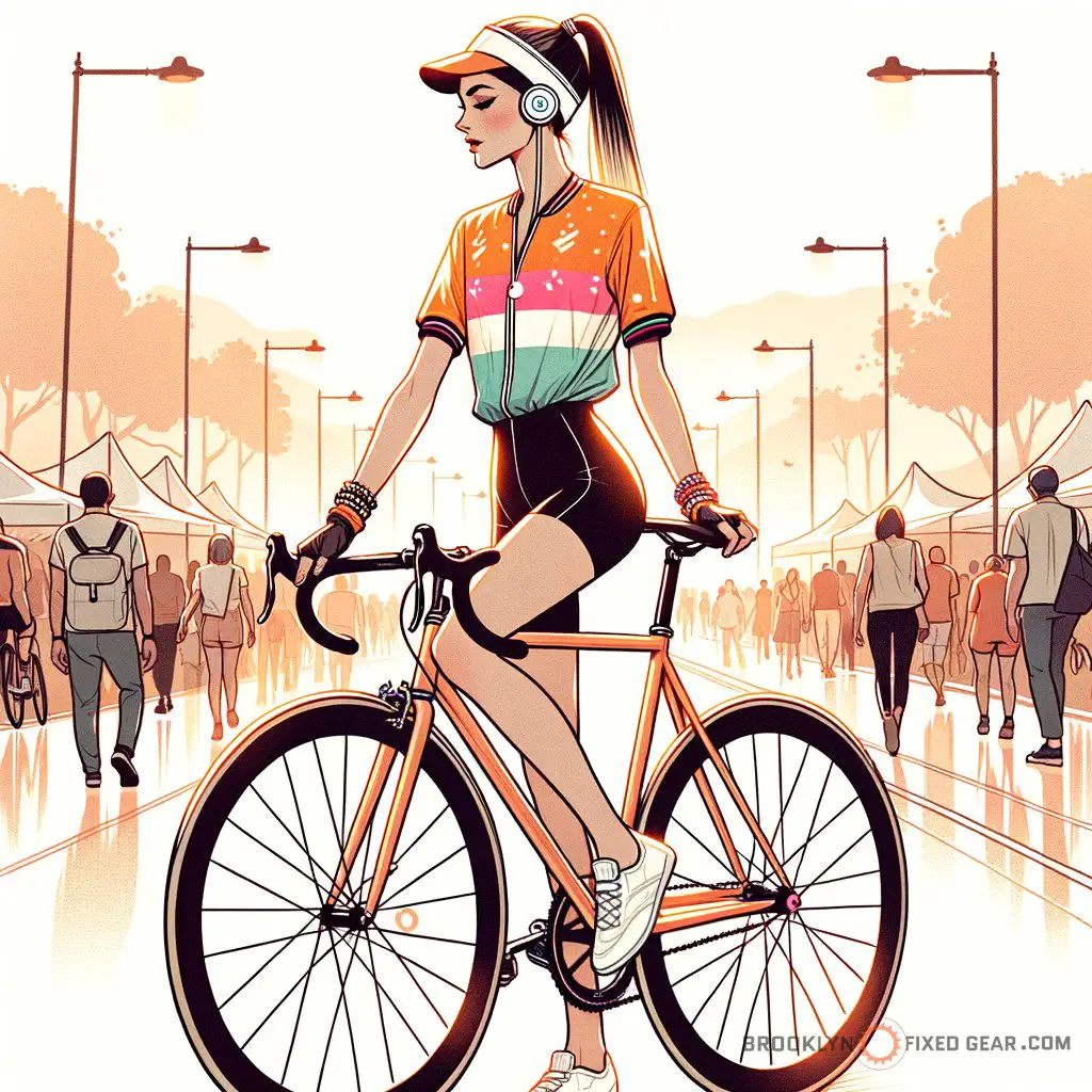 Supplemental image for a blog post called 'cycling fashion: can taylor swift's style make you safer on the road? (top tips inside)'.