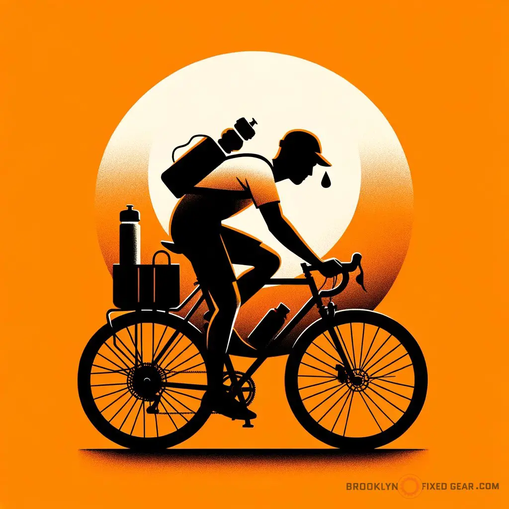 Supplemental image for a blog post called 'cycling in the heat: how can you stay cool? (essential tips inside)'.