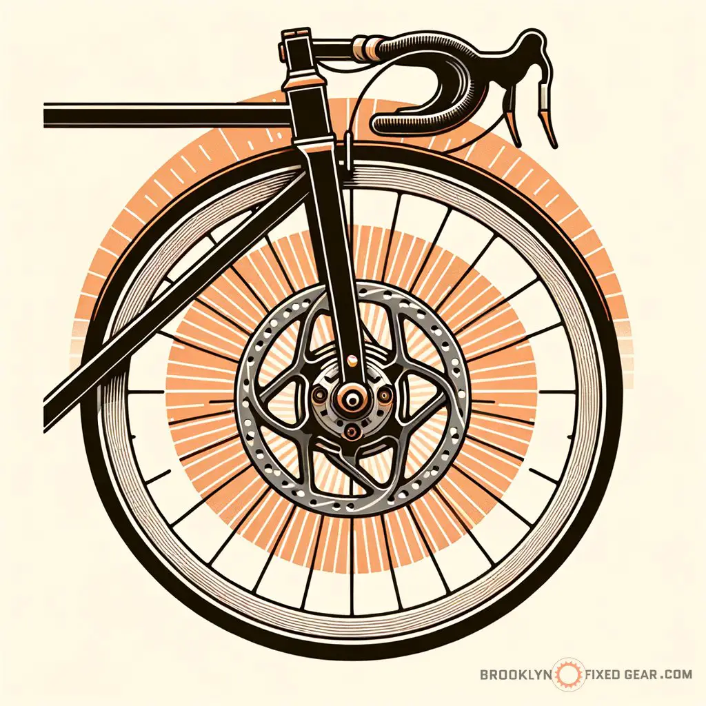 Supplemental image for a blog post called 'disc brakes and fixed-gear bikes: compatible upgrade? (expert tips inside)'.