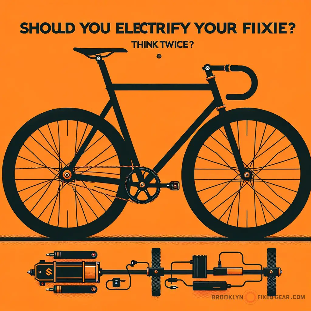 Supplemental image for a blog post called 'fixed-gear bike: should you electrify your fixie? (think twice)'.