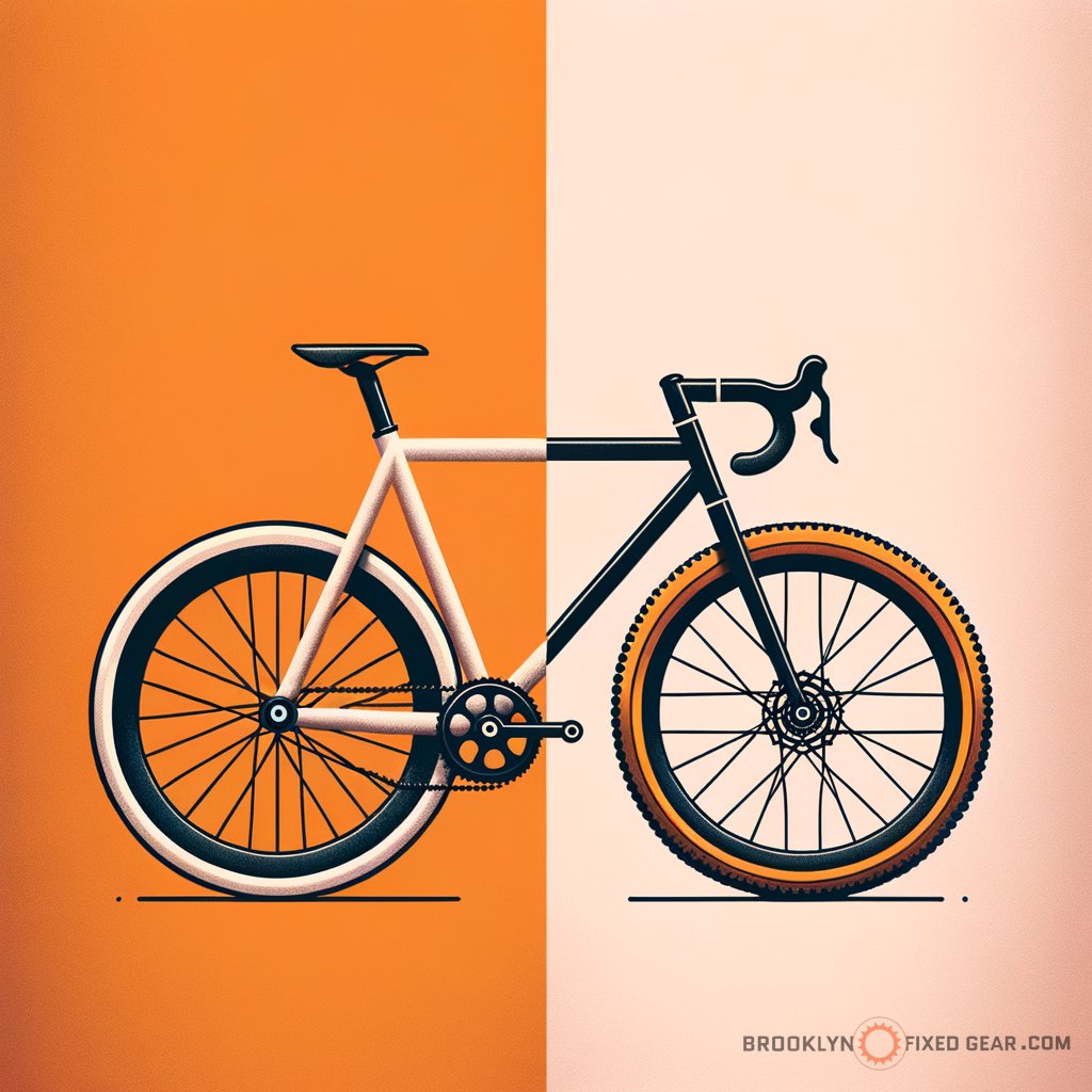 Supplemental image for a blog post called 'gravel bike insights: what sets it apart from a fixie? (discover the differences)'.