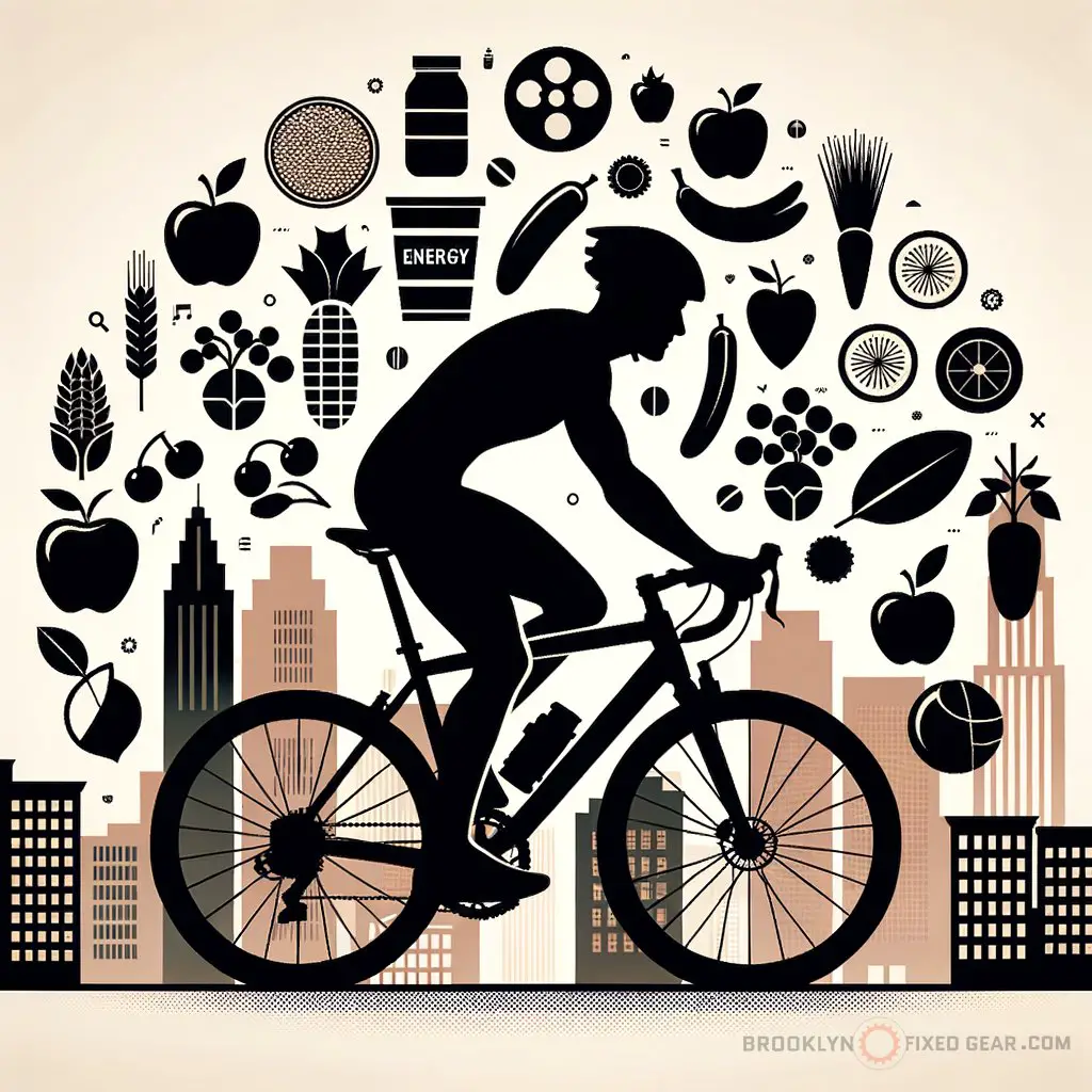 Supplemental image for a blog post called 'urban cycling nutrition: what fuels nyc riders? (expert insights)'.